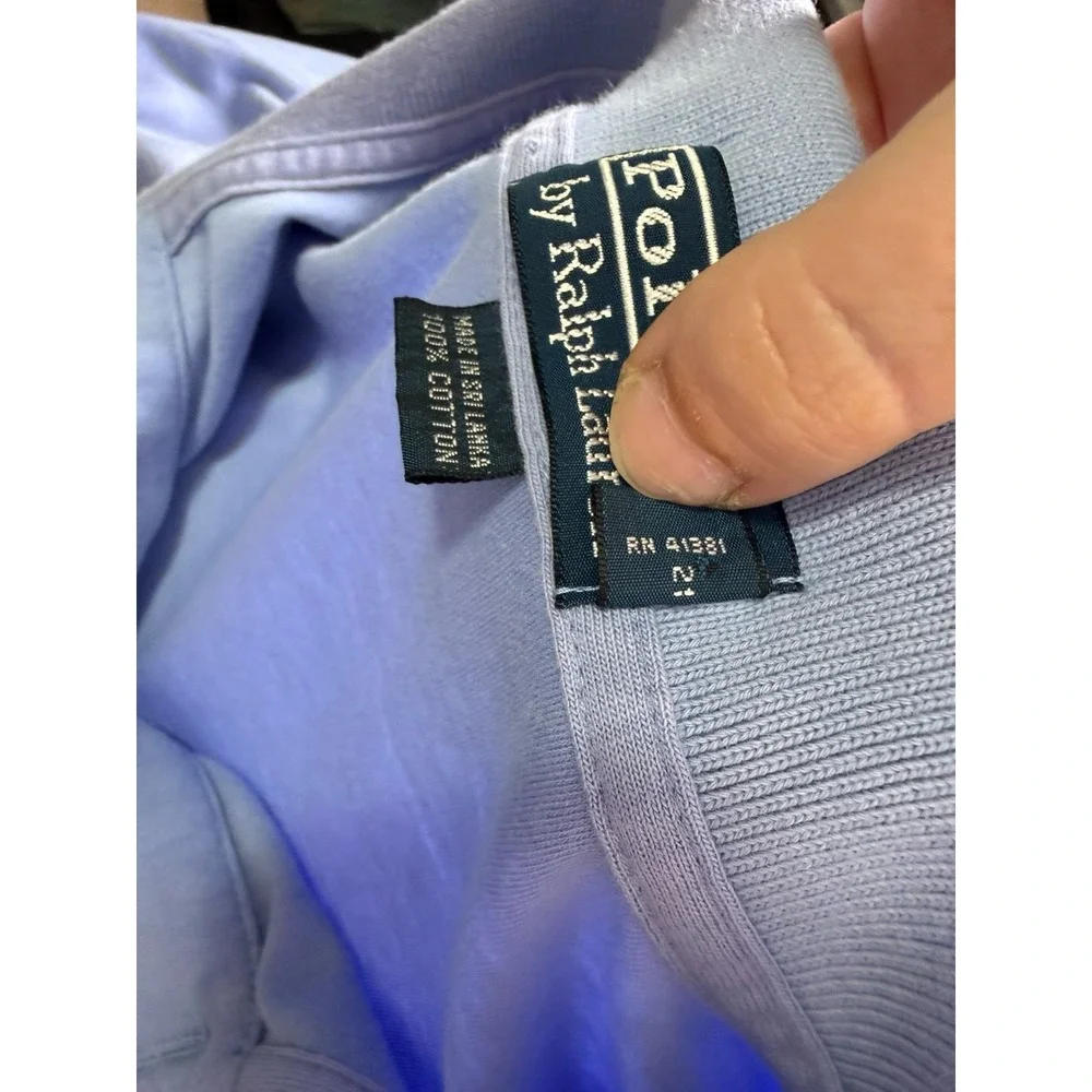 Lot of 2 Polo Ralph Lauren Men's XL Blue Short Sleeve Polo Shirts